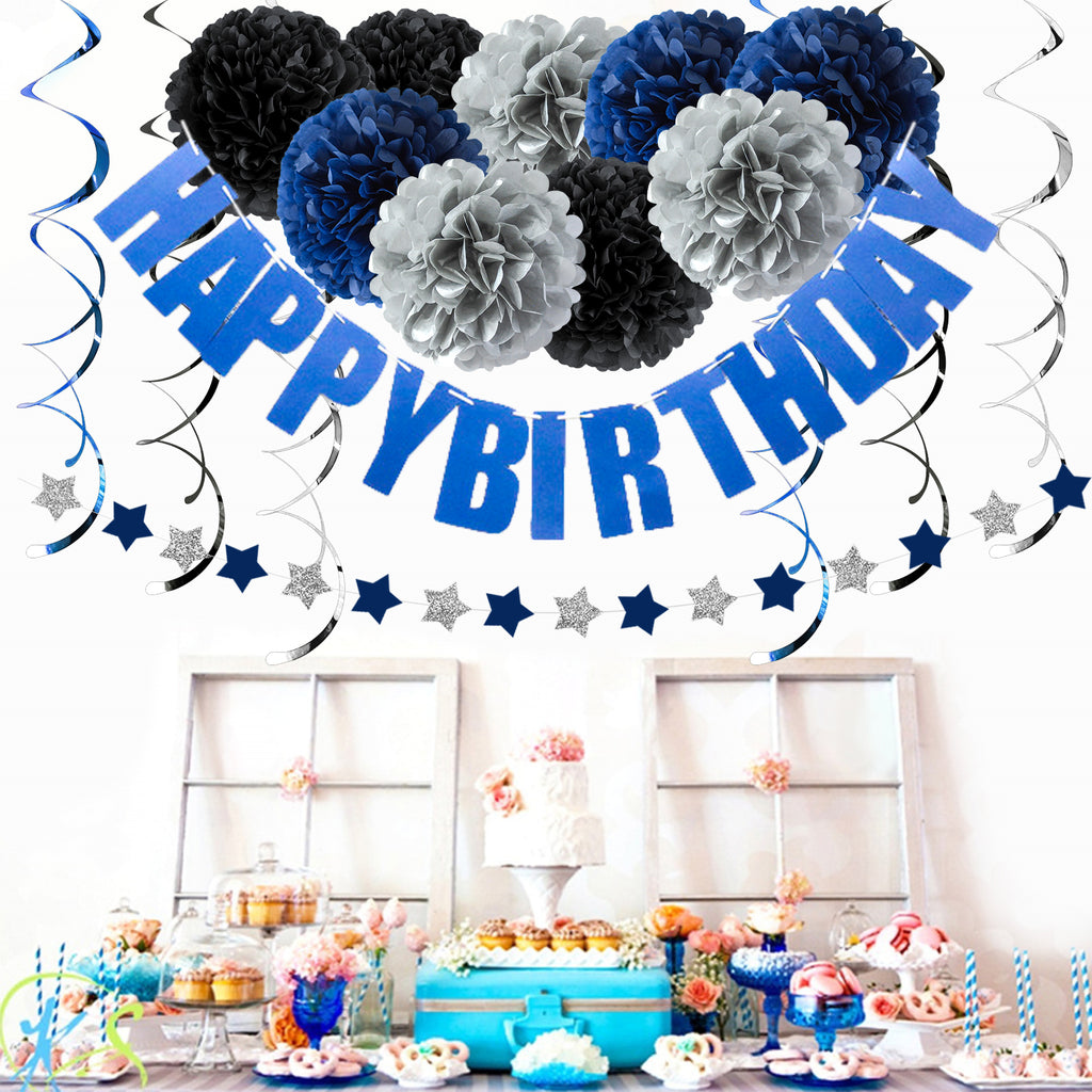 Licensed 3rd Birthday Party Supplies Balloon Bouquet Decorations,  Compatible with Bluey Multicolored, Party Accessory